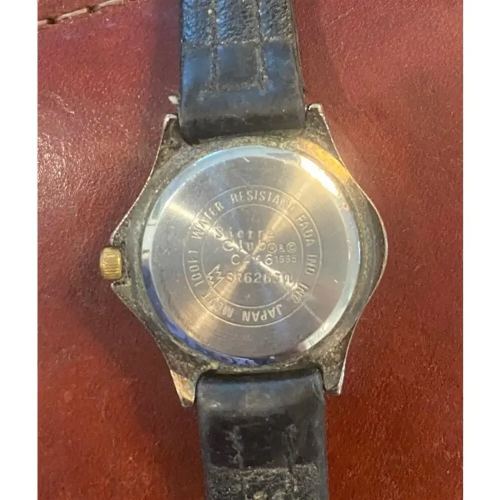 VTG Women's 30mm Fada Industries Sierra Club Watch, Silver Tone with Brass Beze